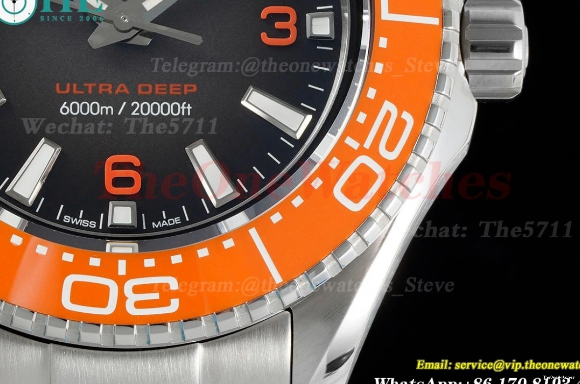 Deep VSF 45.5mm Gradient SS Grey SS A8912 Super Ocean Dial Ultra Clone Planet 0106